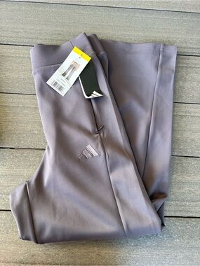 Adidas Women's Wide Leg with Pockets Pants, Gray, Size S